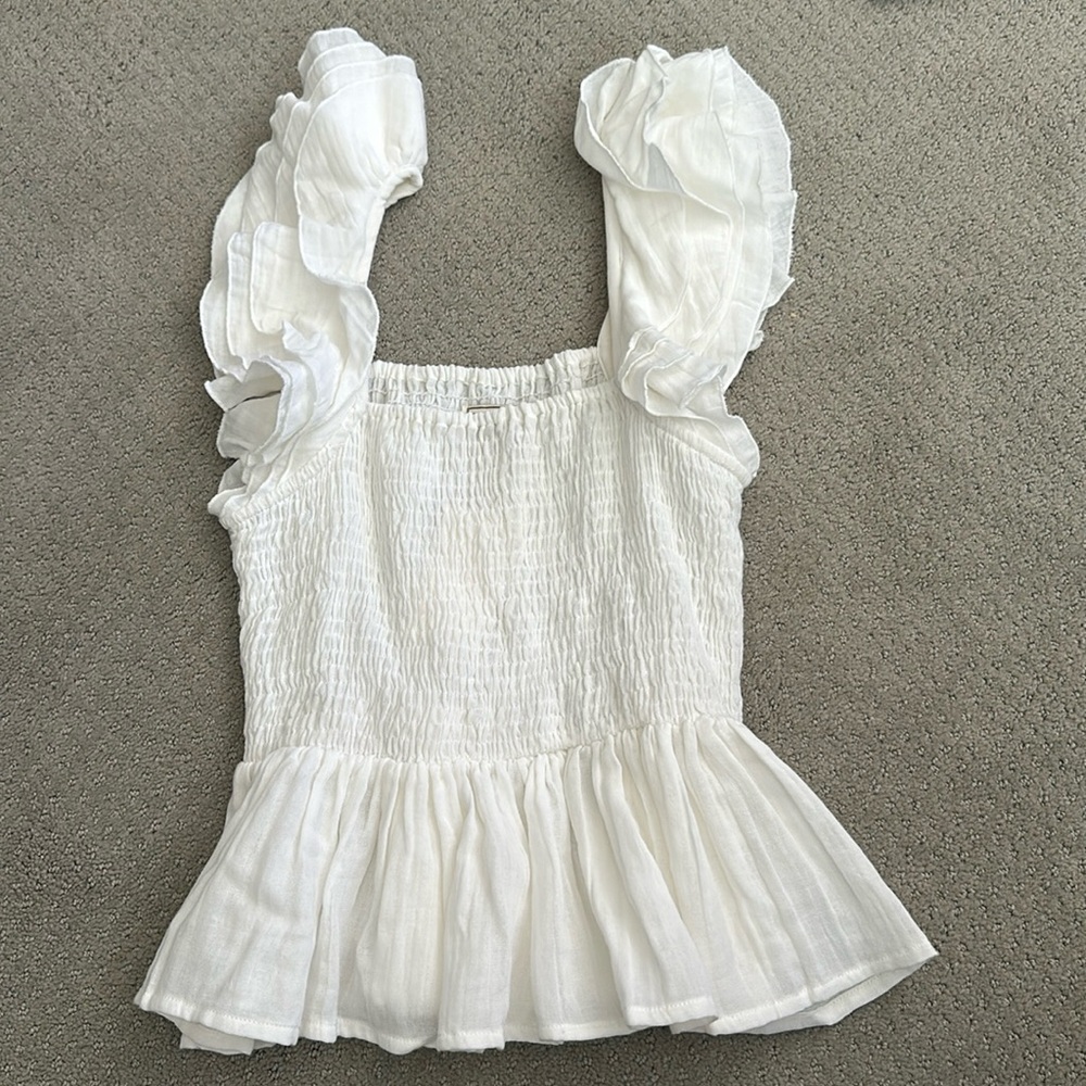 NWT Mille Athena top - size small, white